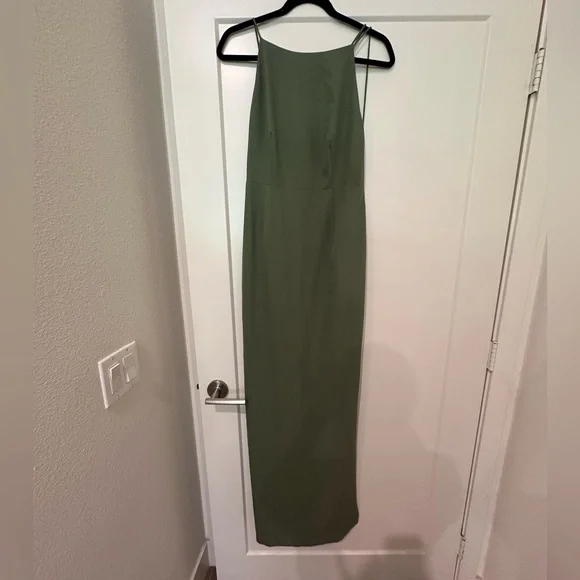green emerald velvet dress Bhldn Brixen 4 / Red Wine main image 1